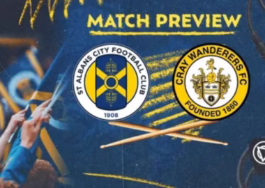 MATCHDAY PREVIEW: CRAY WANDERERS (H)