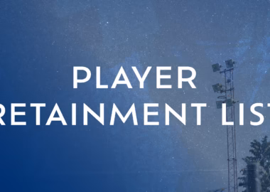 PLAYER RETAINED LIST 2026/27 5 PLAYER RETAINED LIST 2026/27